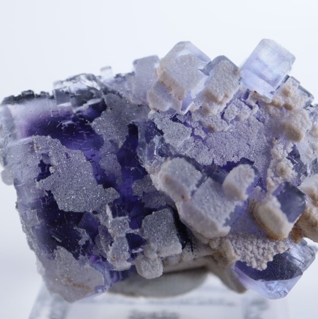 フローライト スペイン DeepBlueHeart Vein産 蛍石 原石 10 ブルー