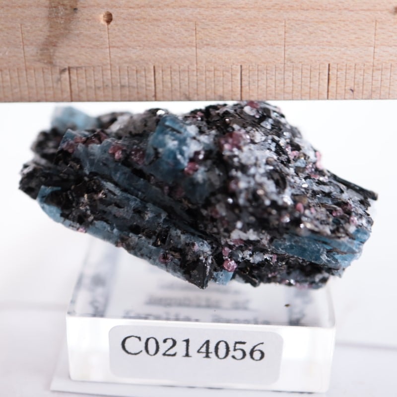 118g　母岩付き　カイヤナイト　鉱物標本　美品 ロシア産 カイヤナイト | 鉱物標本,カ行,カイヤナイト | ほたるみねら