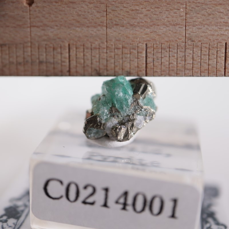 コロンビア産 エメラルド、パイライト | 鉱物標本,ハ行