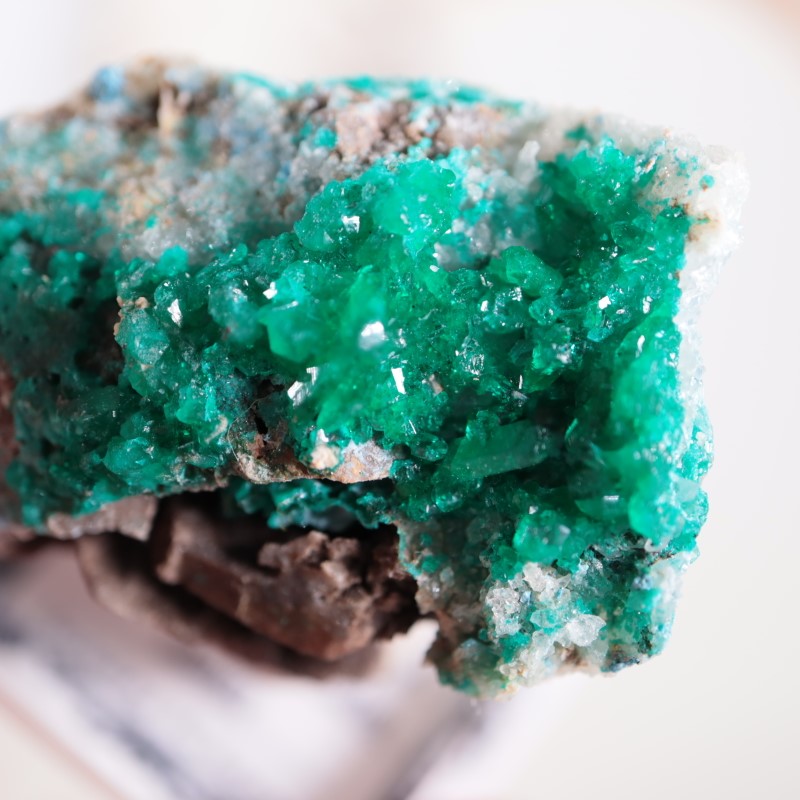 コンゴ産 ダイオプテーズ | 鉱物標本,タ行,ダイオプテーズ/翠銅鉱