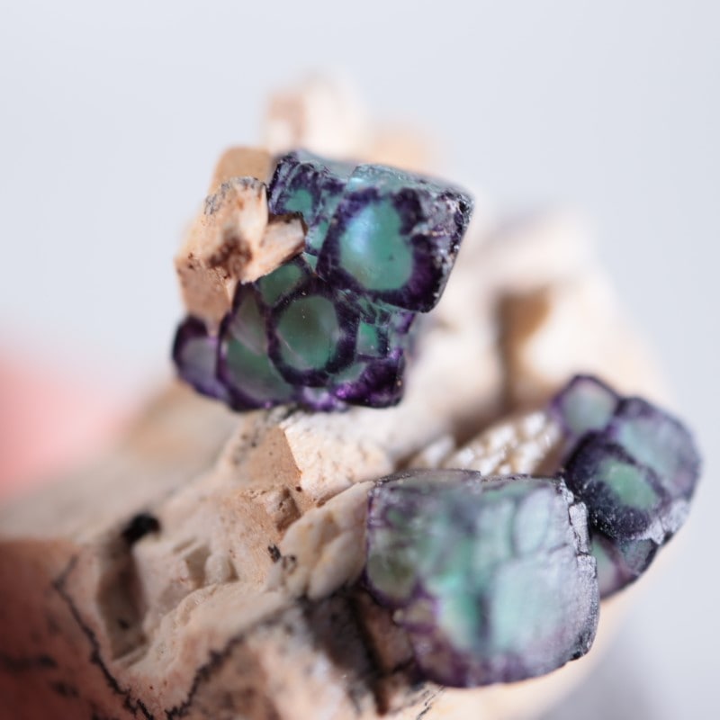 ナミビア産 フローライト（蛍石）個性的な模様 ナミビア産フローライト