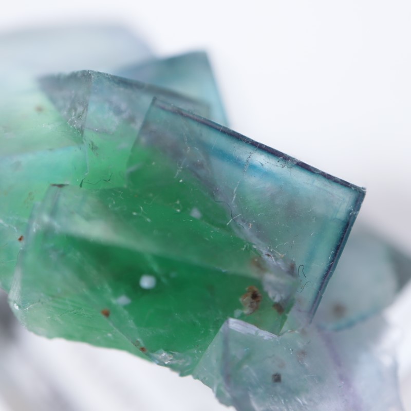 オコルス鉱山　フローライト原石　鉱物 ナミビア・オコルス鉱山 フローライト原石 〈ケース付き