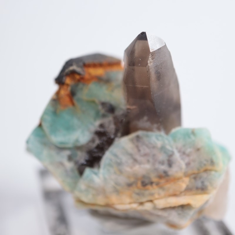 コロラド州 アマゾナイト＆煙水晶 | 鉱物標本,サ行,スモーキークォーツ