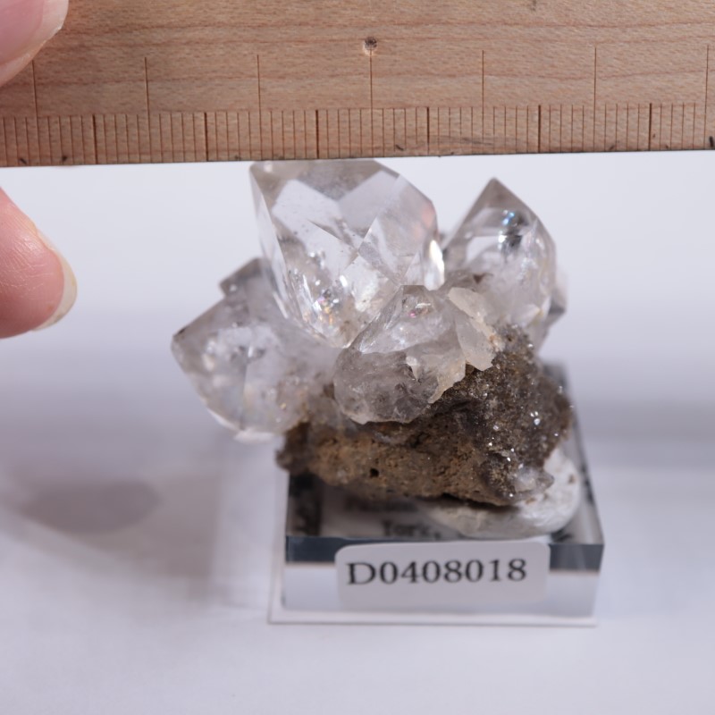 ハーキマー水晶 ハーキマーダイヤモンド ハーキマー水晶 75g 大粒 原石 アメリカ