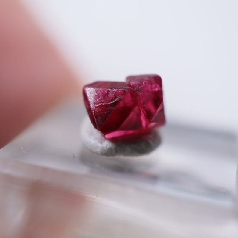 飾り宝石 ルース宝石 四角形 レッドガーネット キュービックジルコニア