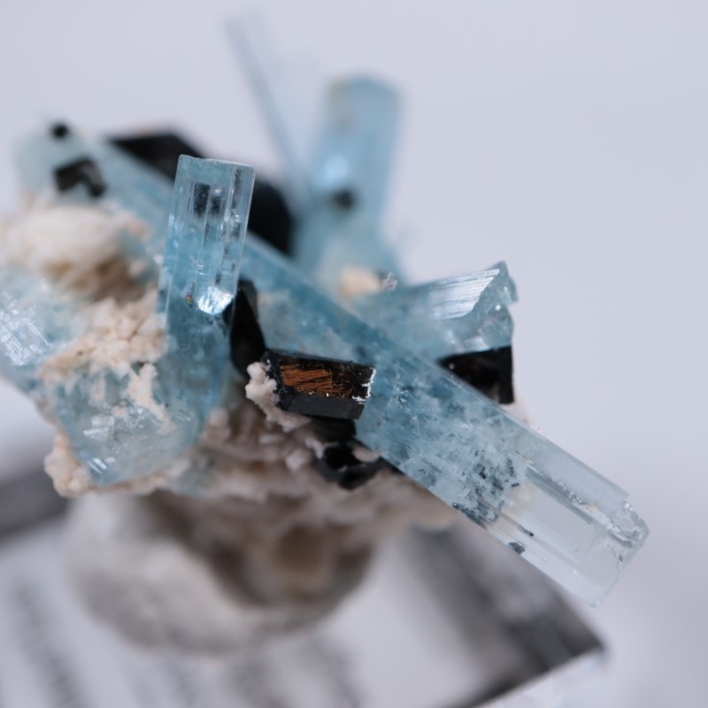 ナミビア エロンゴ産 アクアマリン クラスター標本 ナミビア産 アクアマリン | 鉱物標本,ハ行,ベリル/緑柱石 | ほたるみ