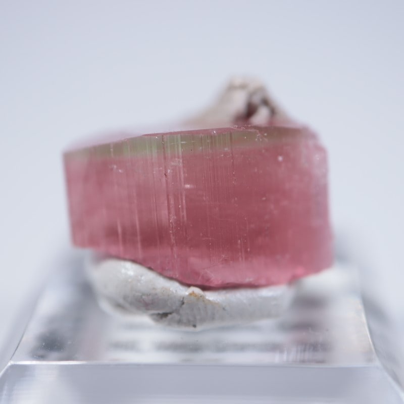 カリフォルニア州ヒマラヤ鉱山のトライカラートルマリン結晶