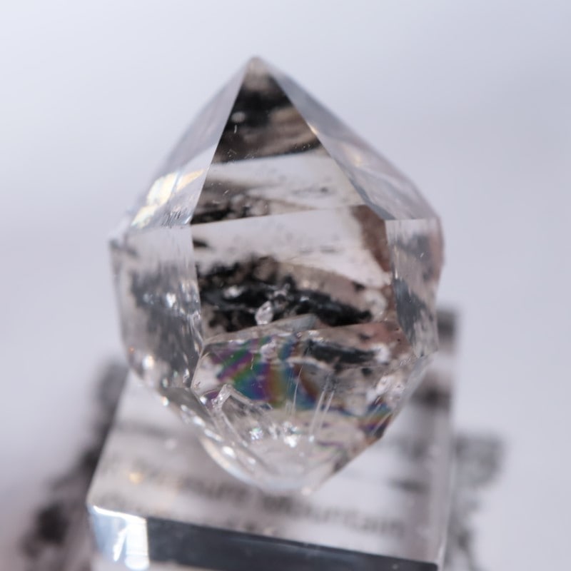 アメリカ ニューヨーク州 水晶(ハーキマークォーツ) ニューヨーク産 ハーキマー水晶 | 鉱物標本,カ行,クォーツ/水晶