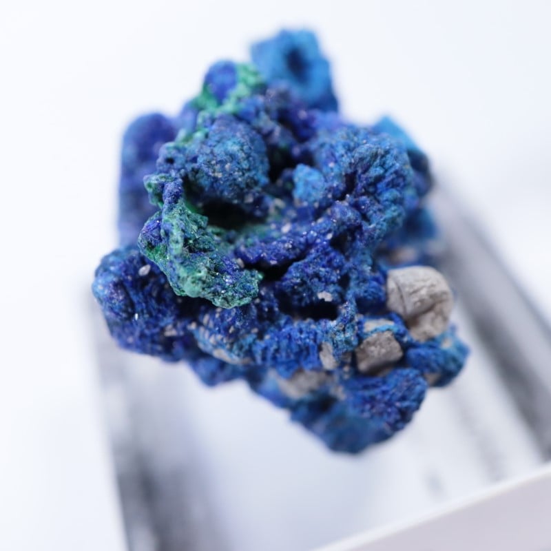 コンゴ産 アズライト | 鉱物標本,ア行,アズライト/藍銅鉱 | ほたるみ