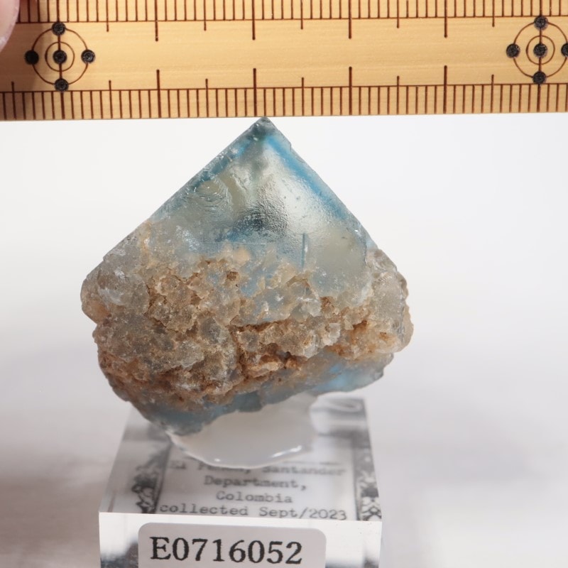 結晶面有 コロンビア産フローライト ペーニャ 57×32×35mm 原石 蛍石