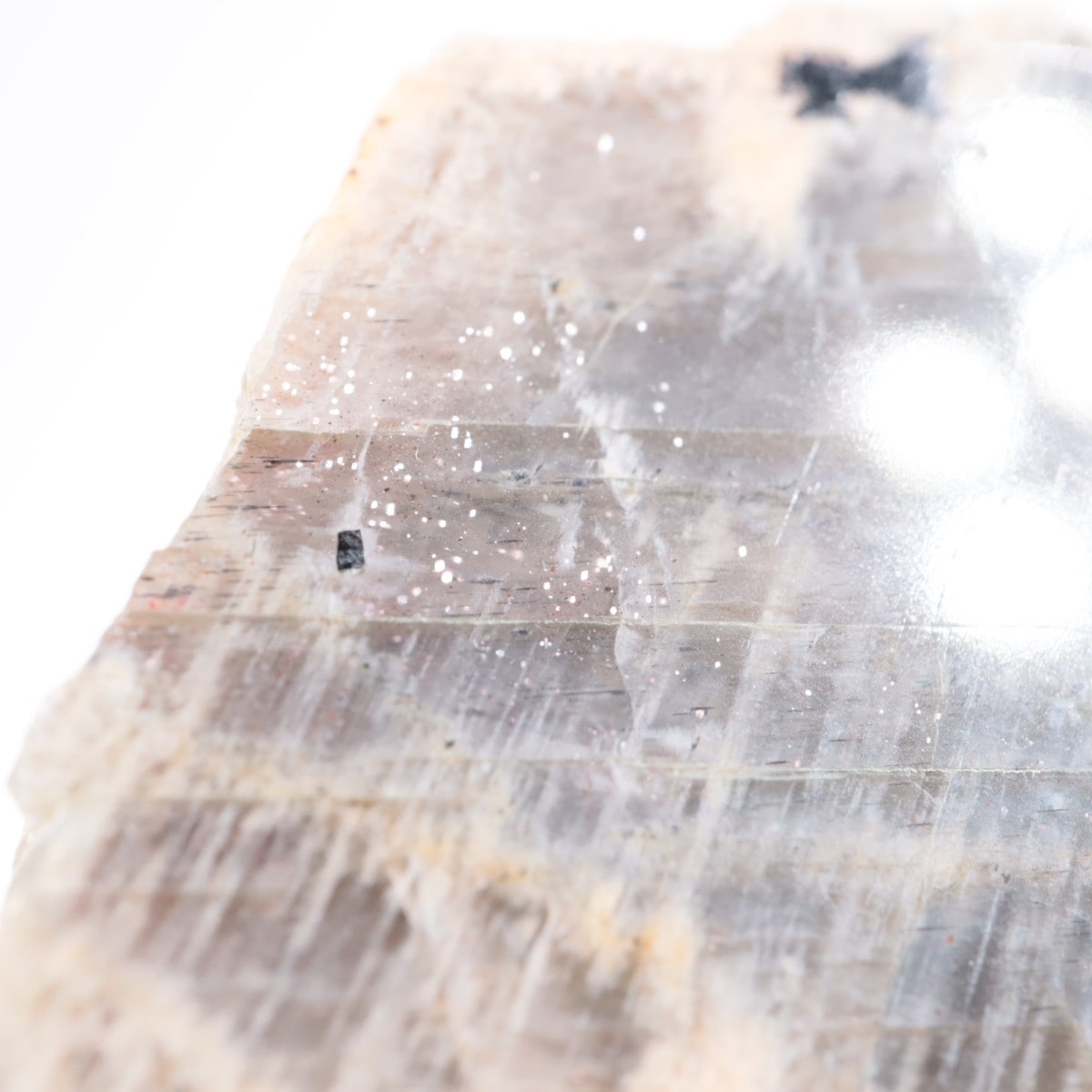 ロシア ウラル産 サンムーンストーン 片面研磨 【公式通販】