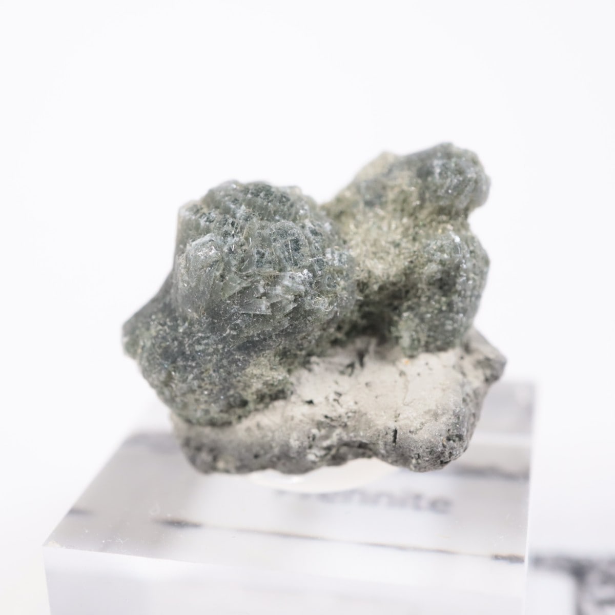 モロッコ産 Prehnite Quartz 共生標本 水晶 葡萄石 モロッコ産 ローザ