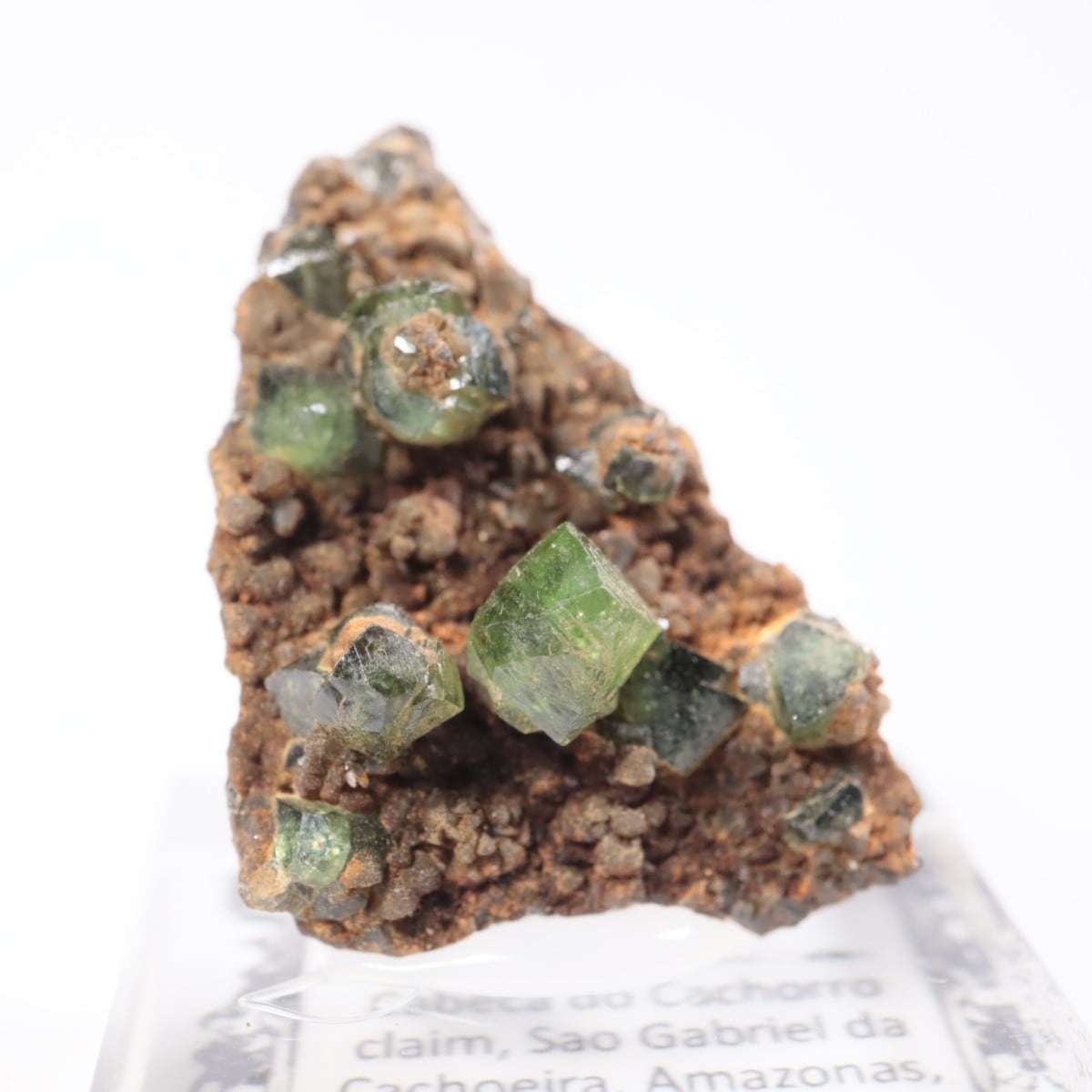 希少鉱物ラドラマイト (Ludlamite)5.9cms LUDLAMITE CRYSTALS