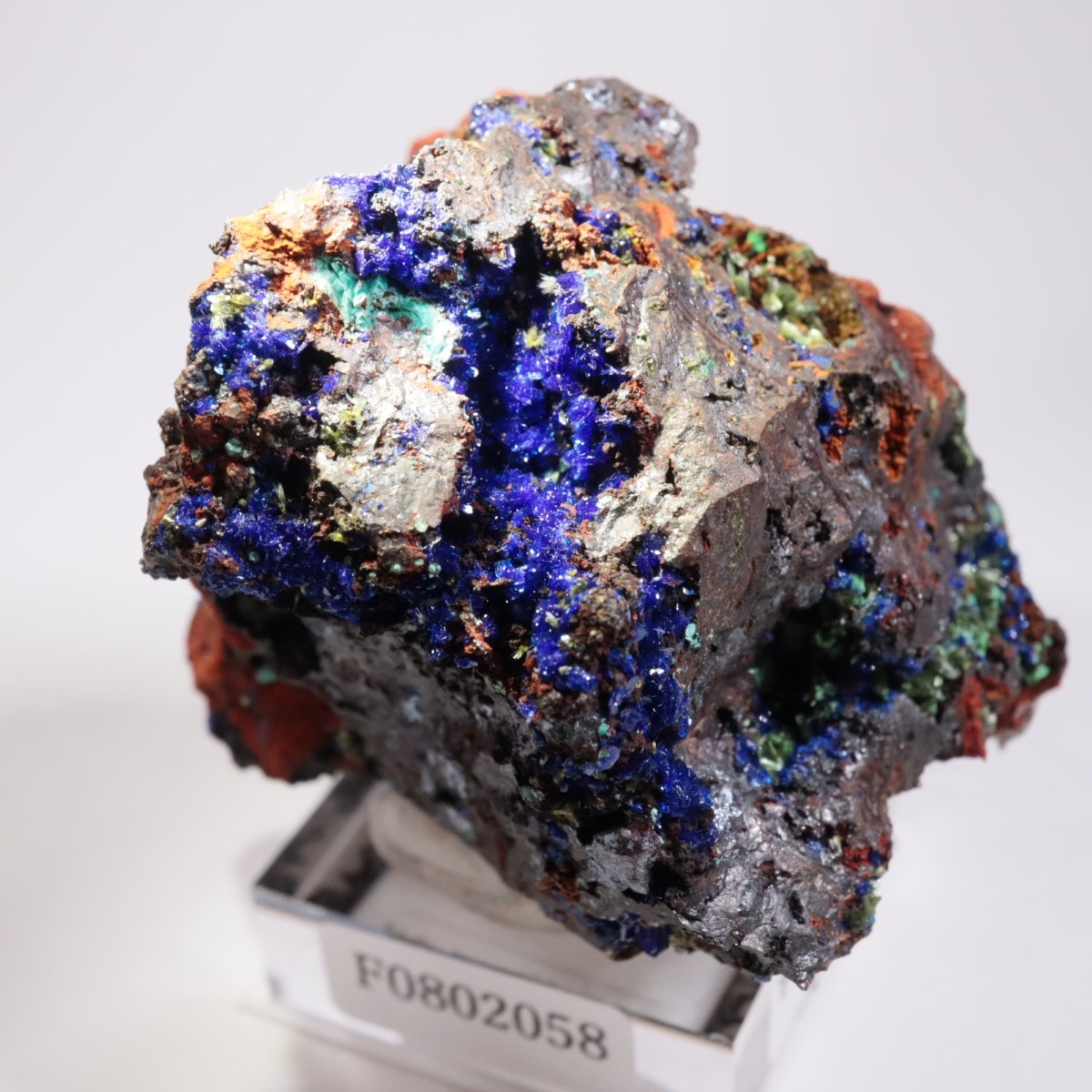 アズライト 藍銅鉱 azurite 鉱物標本