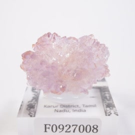 ブランドバーグ水入り虹入りアメシスト原石アメジスト紫水晶鉱物標本