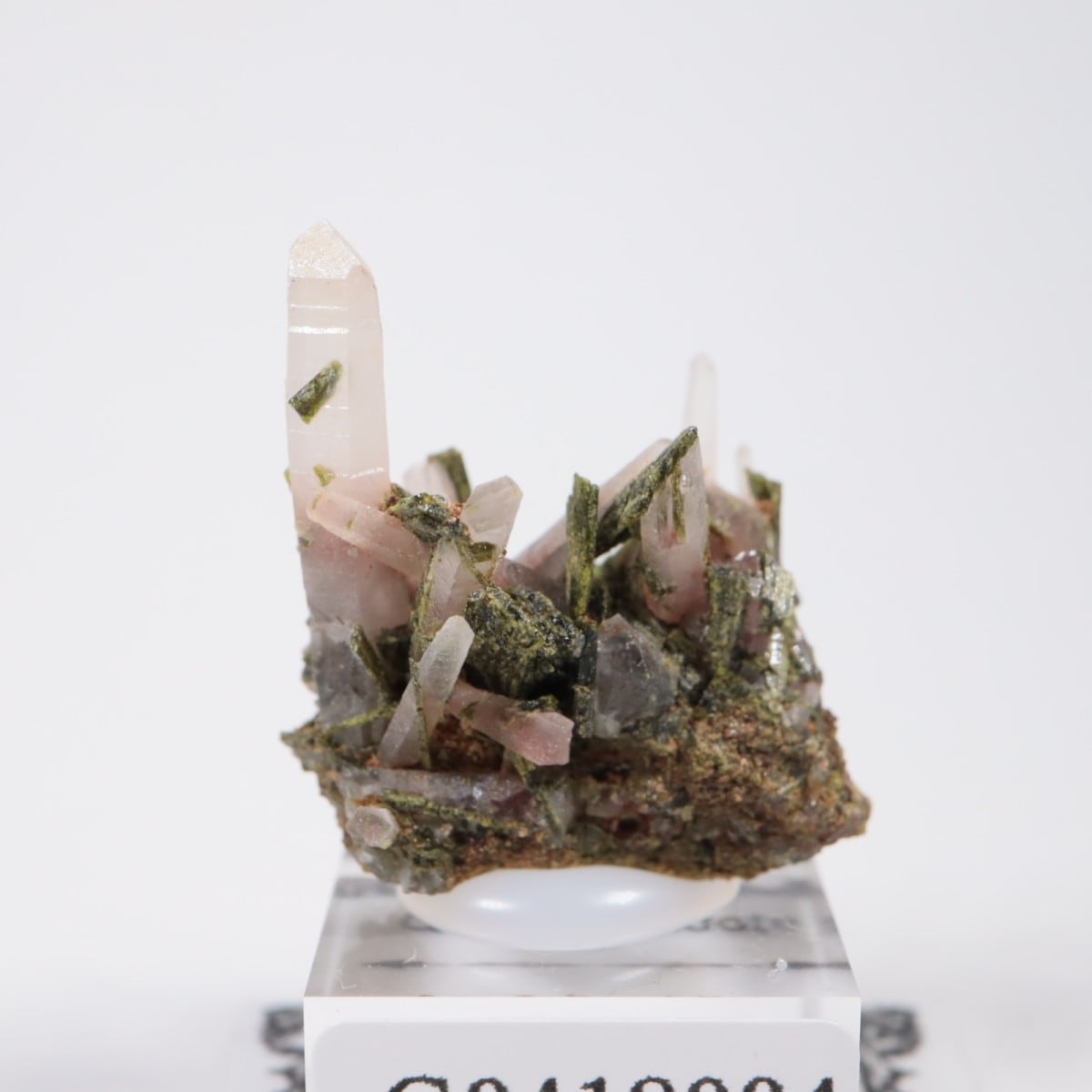 ペルー産 クォーツ、エピドート | 鉱物標本,カ行,クォーツ/水晶
