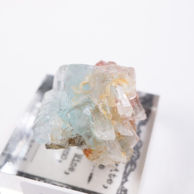 ペルー産 ロードクロサイト、フローライト | 鉱物標本,ラ行,ロードクロ