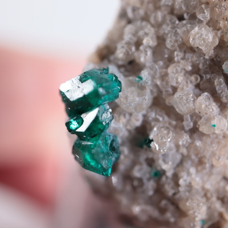 カザフスタン産 ダイオプテーズ | 鉱物標本,タ行,ダイオプテーズ/翠