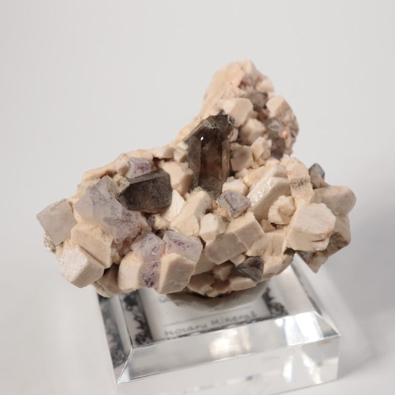 コロラド州 煙水晶、蛍石、水晶 | 鉱物標本,サ行,スモーキークォーツ