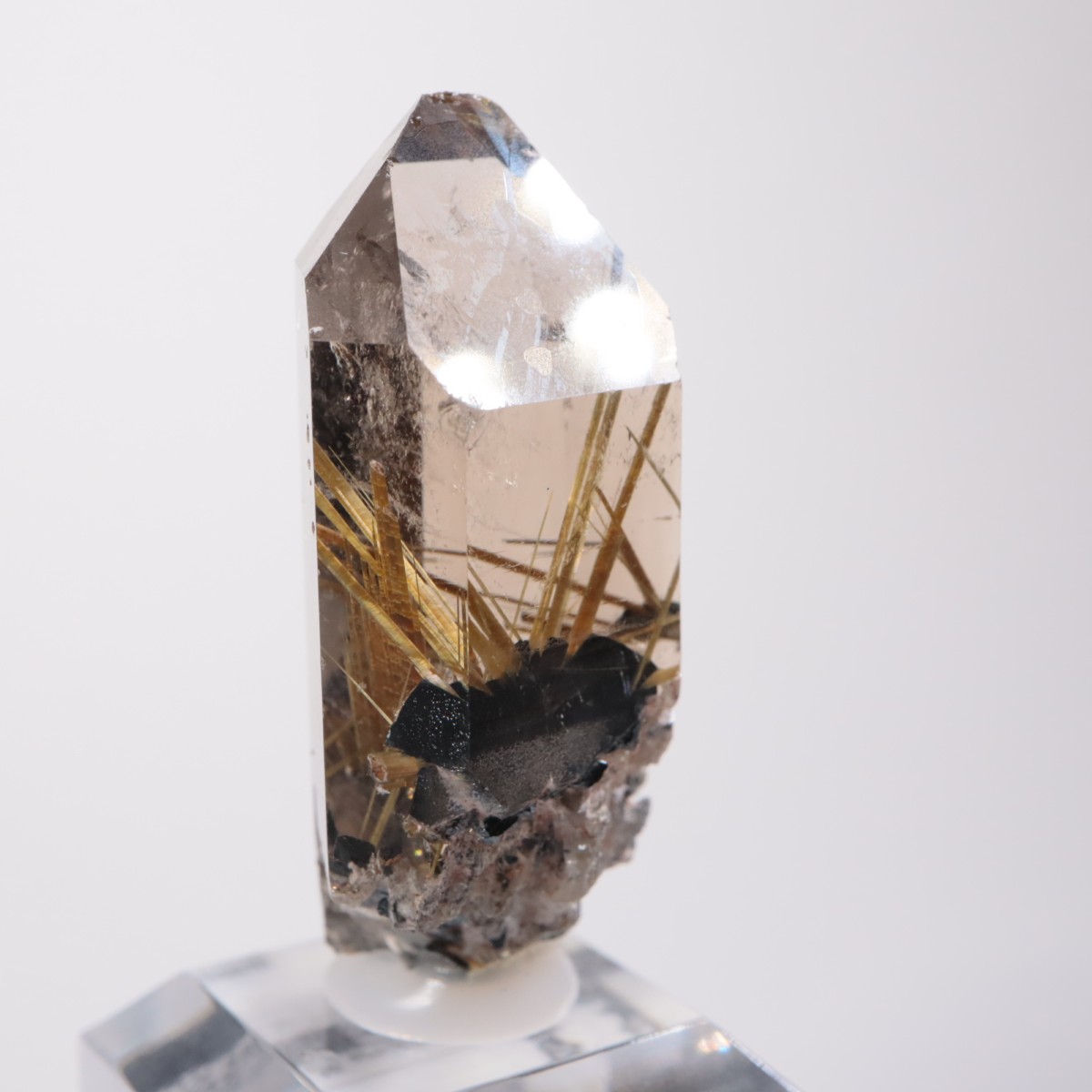 ブラジル産 ルチルクォーツ | 鉱物標本,カ行,クォーツ/水晶 | ほたるみ