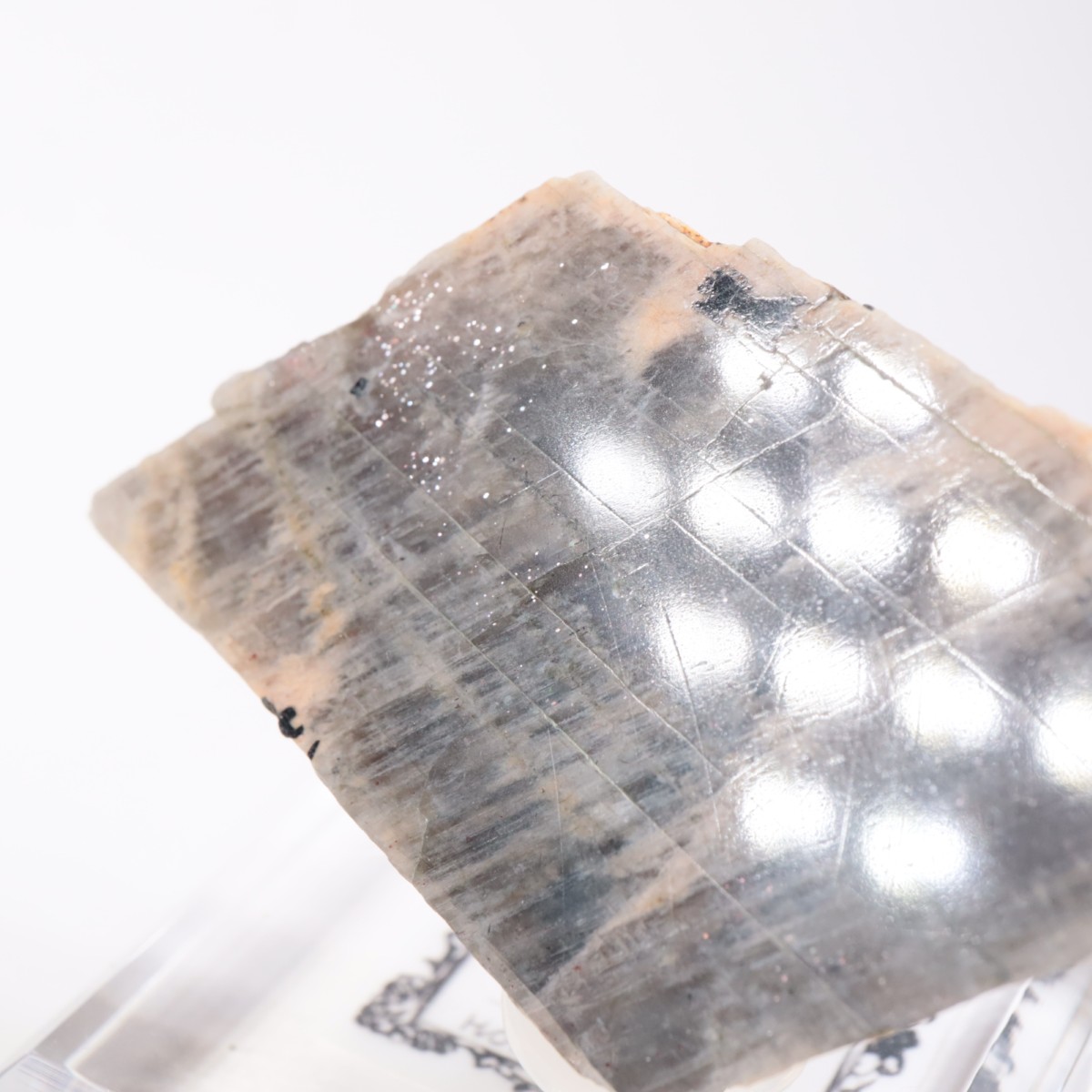 ロシア ウラル産 サンムーンストーン 片面研磨 ロシア ウラル産 サンムーンストーン 片面研磨