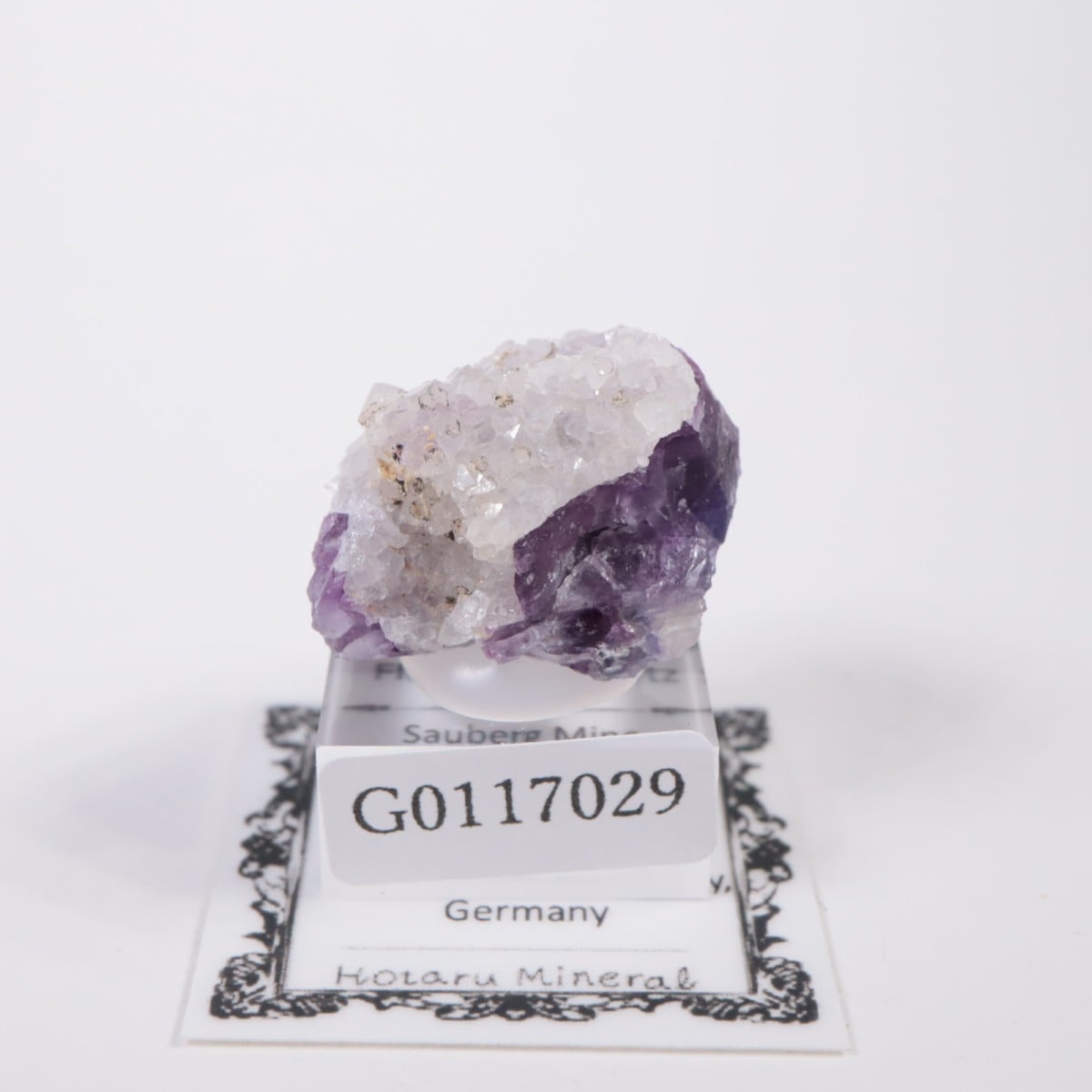 ドイツ鉱山産 フローライト、クォーツ | 【新着】 | ほたるみねらる