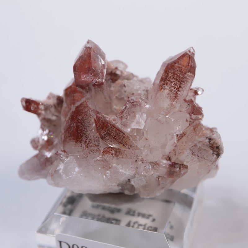 オレンジリバー産 ヘマタイト水晶 | 鉱物標本,カ行,クォーツ/水晶