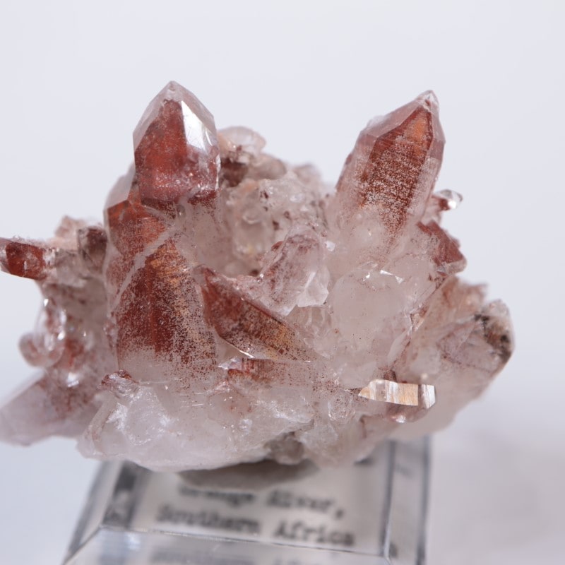 オレンジリバー産 ヘマタイト水晶 | 鉱物標本,カ行,クォーツ/水晶