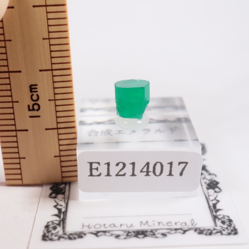 エメラルド チャザム製 合成エメラルド | 鉱物標本,ハ行,ベリル/緑柱石