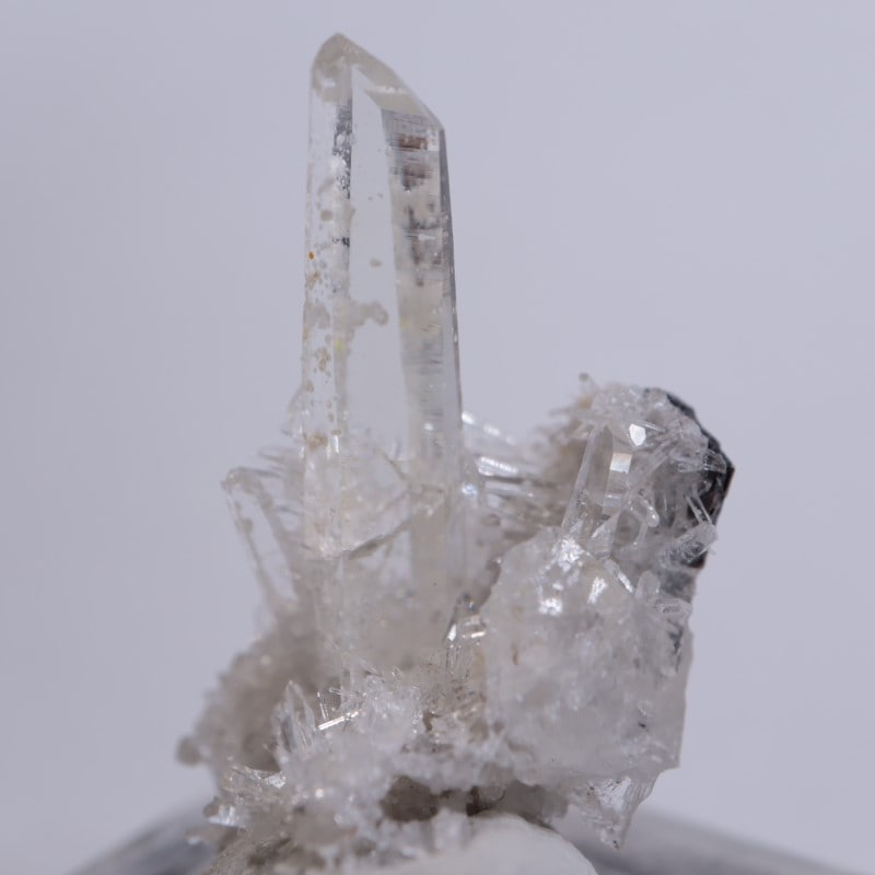 ペルー産 水晶withマンガン重石 | 鉱物標本,カ行,クォーツ/水晶