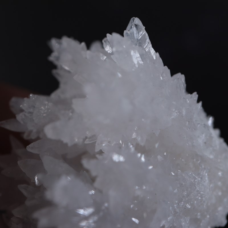 ホワイトアラゴナイト 209g 霰石 あられいし 水晶 自然石 鉱物標本②