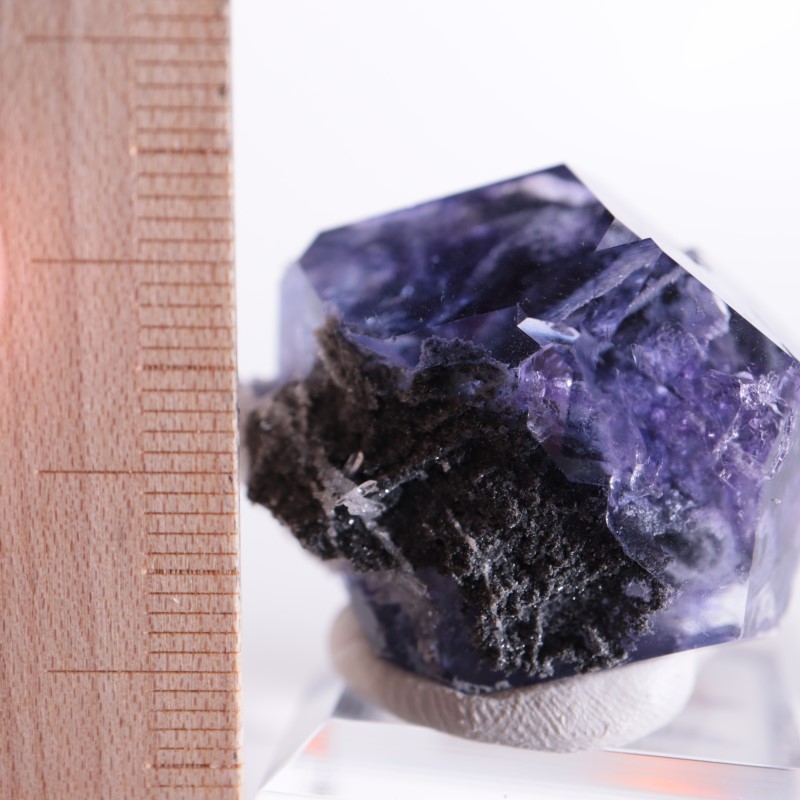 福建省 タンザナイトフローライト 原石 蛍石 水晶 共生 単結晶 鉱物 標本 フローライト（蛍石） カラーチェンジ 中国・福建省産 69g/ 鉱物・原石