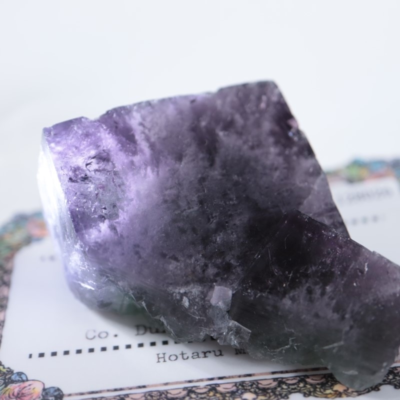 Purple Rain Pocket産 フローライト | 鉱物標本,ハ行,フロー
