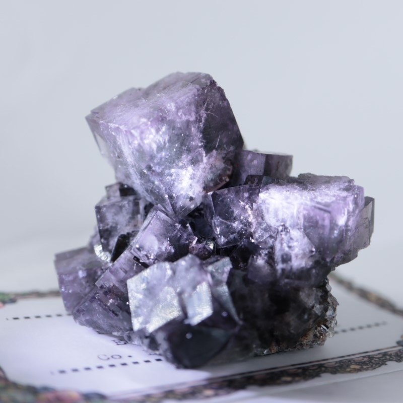 Purple Rain Pocket産 フローライト | 鉱物標本,ハ行,フロー