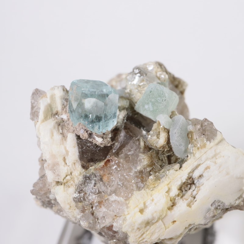 おまとめ: アクアマリンと蛍石 海の宝石 秘蔵品 宝石質 特殊希少カラー アクアマリンブルー