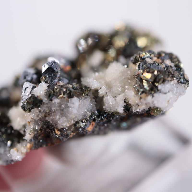 ブルガリア産 パイライト、ガレナ | 鉱物標本,ハ行,パイライト/黄鉄鉱
