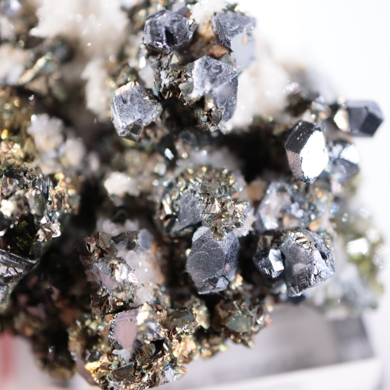 ブルガリア産 パイライト、ガレナ | 鉱物標本,ハ行,パイライト