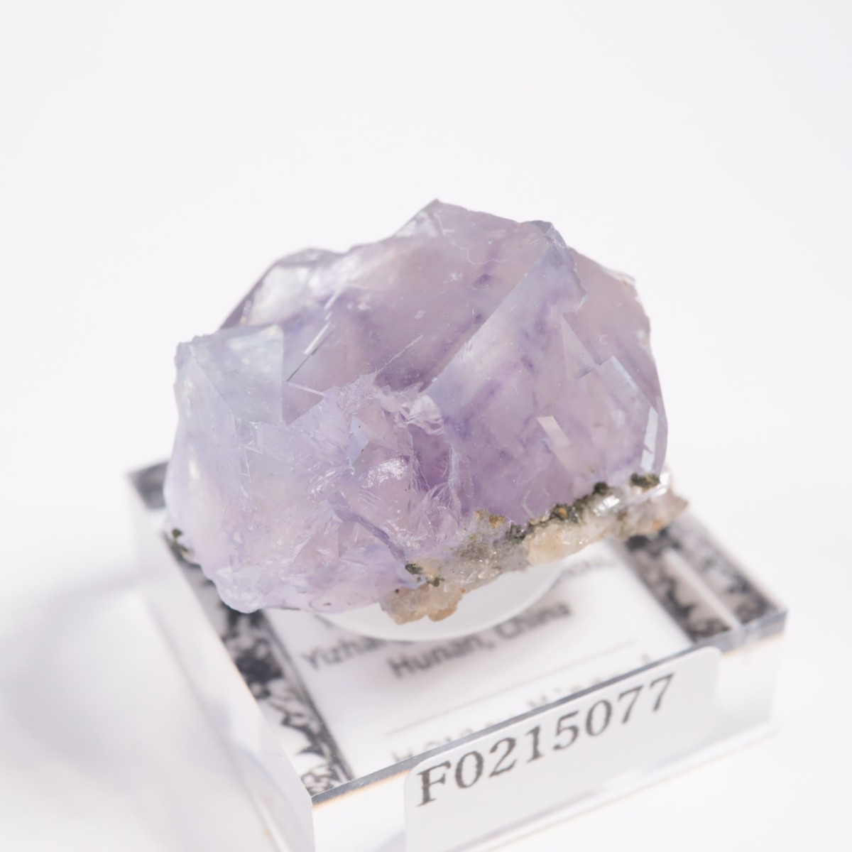 大きめ⭐︎ ヤオガンシャン産　「露草色」　クリアタイプフローライト ヤオガンシャン産 針状結晶入りブルー×グリーンフローライトの
