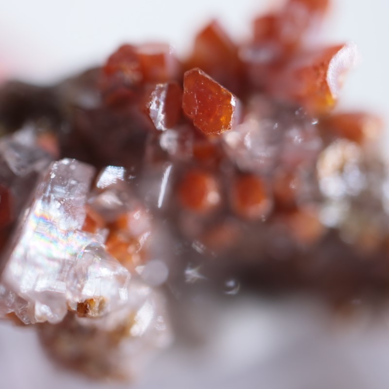 メキシコ産 バナディナイト バナジン鉛鉱 | 鉱物標本,ハ行