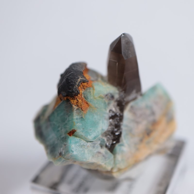 ★特選一連★激安☆希望の石【濃い青緑色♢ロシア産アマゾナイトさざれ連】♡ ロシア、マダガスカル、ブラジル 美しい緑が印象的なアマゾナイトの