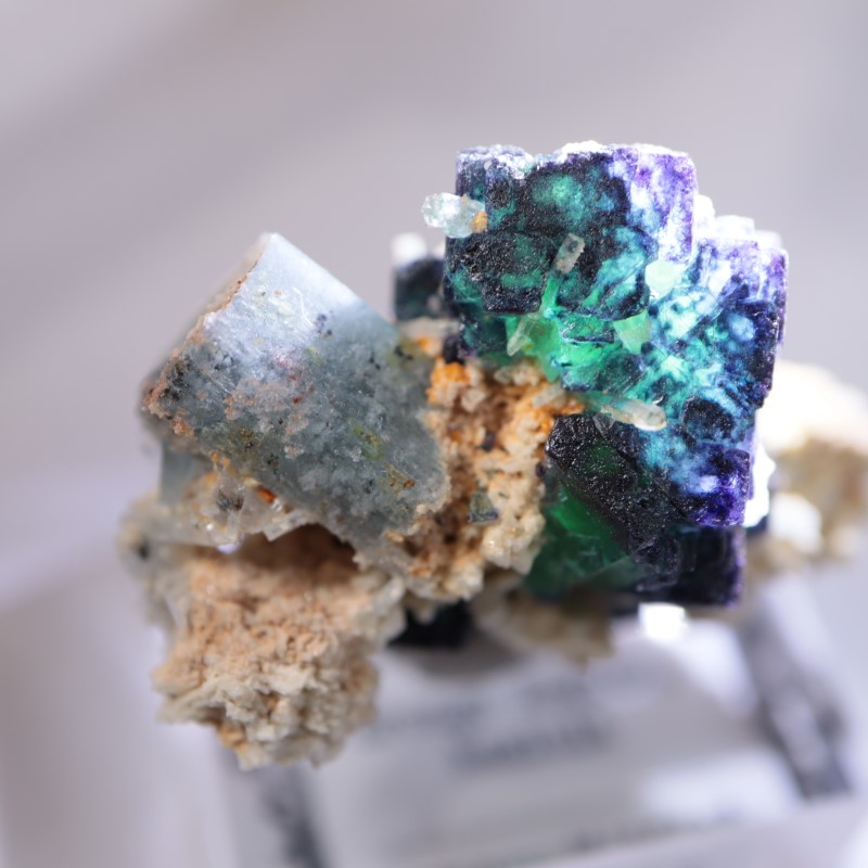 ナミビア産 アクアマリン、蛍石 | 鉱物標本,ハ行,ベリル/緑柱石