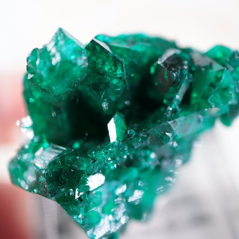 コンゴ産 ダイオプテーズ | 鉱物標本,タ行,ダイオプテーズ/翠銅鉱