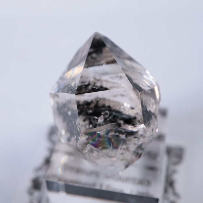 アメリカ ニューヨーク州 水晶(ハーキマークォーツ) ニューヨーク産 ハーキマー水晶 | 鉱物標本,カ行,クォーツ/水晶