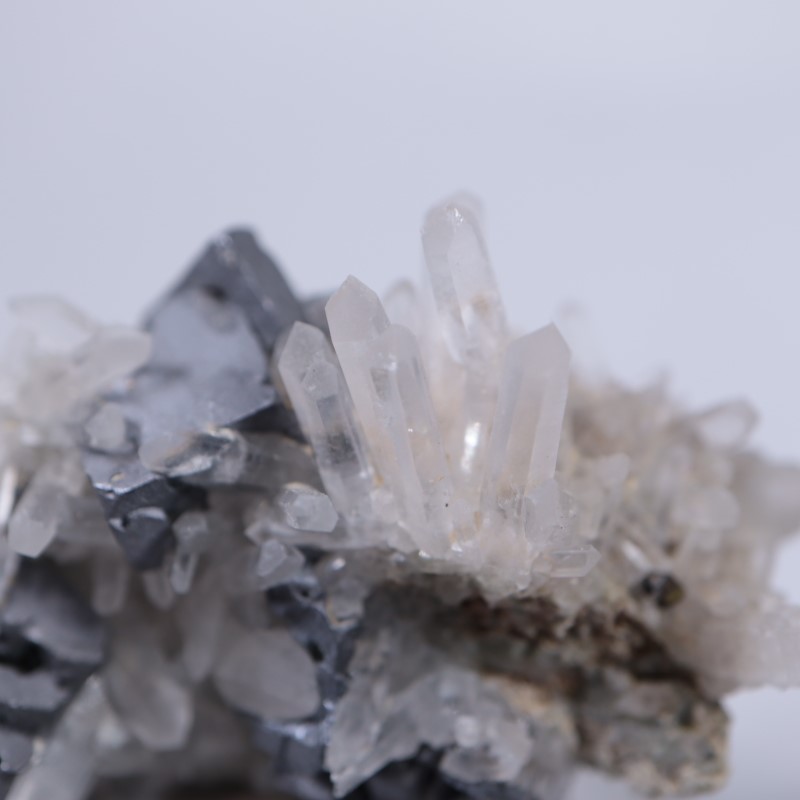 ブルガリア産 水晶、ガレナ、スファレライト | 鉱物標本,カ行,クォーツ