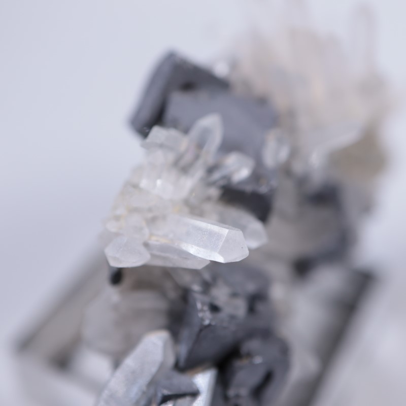 ブルガリア産 水晶、ガレナ、スファレライト | 鉱物標本,カ行,クォーツ