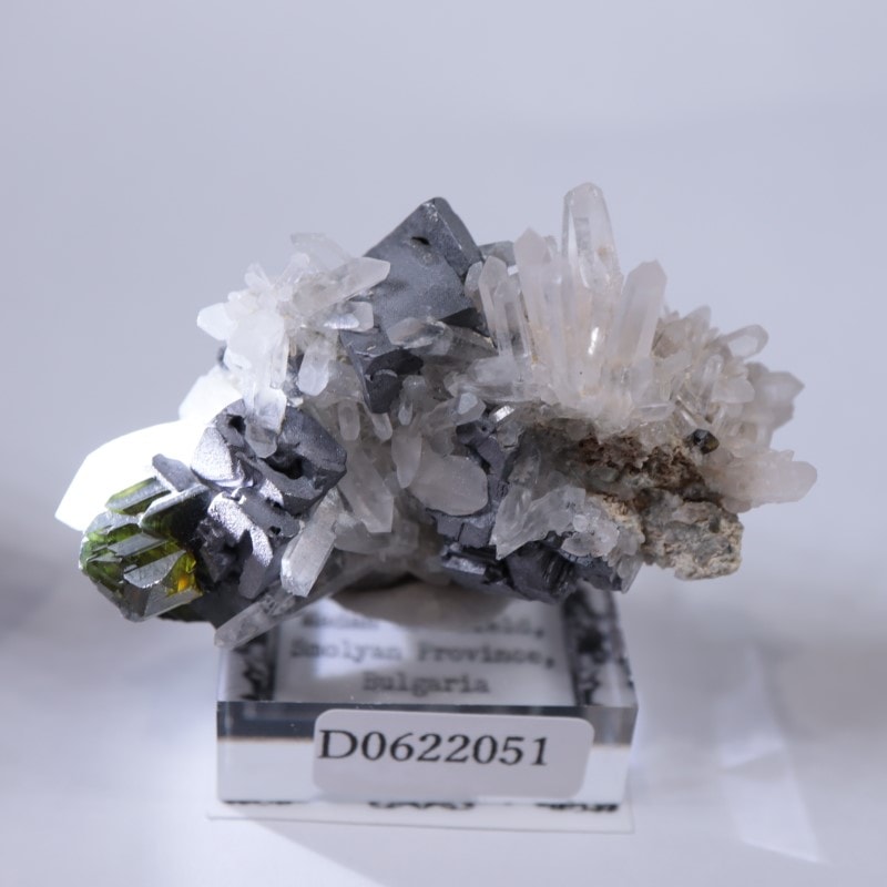 ブルガリア産 水晶、ガレナ、スファレライト | 鉱物標本,カ行,クォーツ