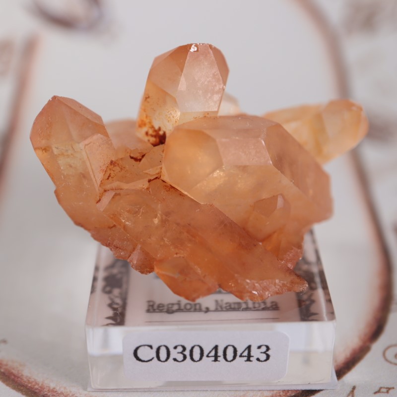 オレンジリバー水晶 | 鉱物標本,カ行,クォーツ/水晶 | ほたるみ