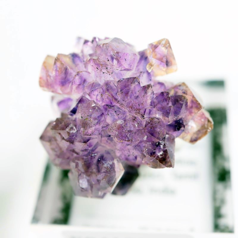 インド 産　フラワー アメジスト 紫水晶 鉱物標本 天然石 インド 産 フラワー アメジスト 紫水晶 鉱物標本 天然石 インド