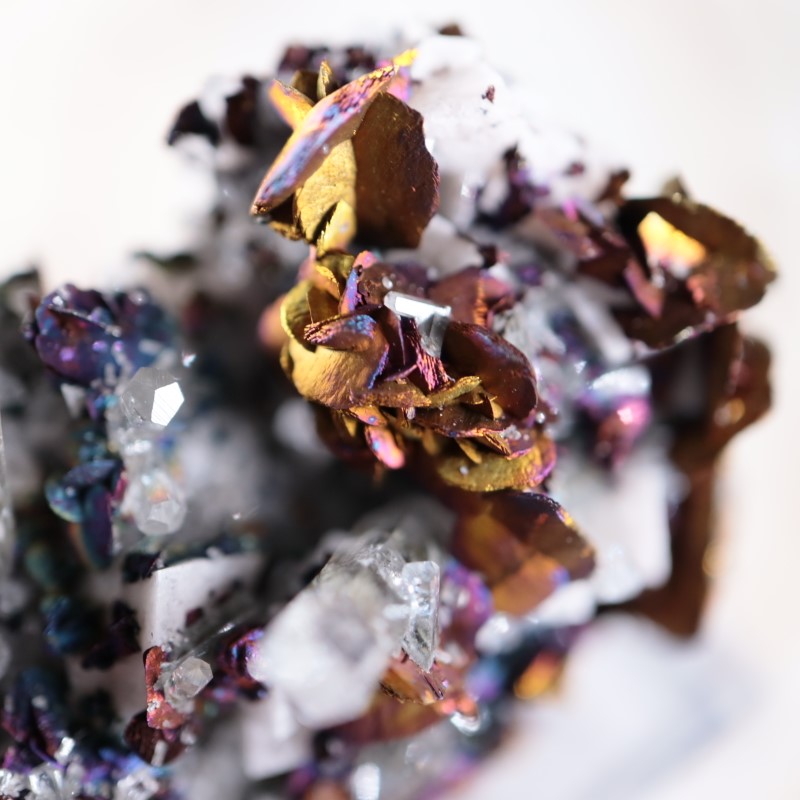 アメリカ産 チャルコパイライト、カルサイト | 鉱物標本,カ行,カル