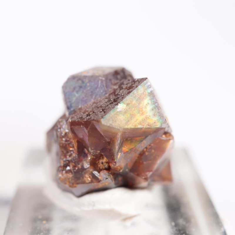 レインボーガーネット、研磨品　27 奈良県天川村産レインボーガーネット（アンドラダイトガーネット